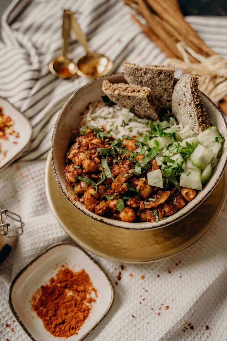 Vegan Chickpea Chili and Rice