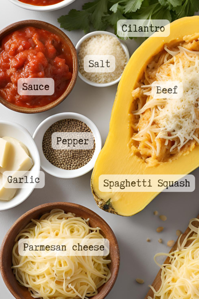 Grilled spaghetti squash