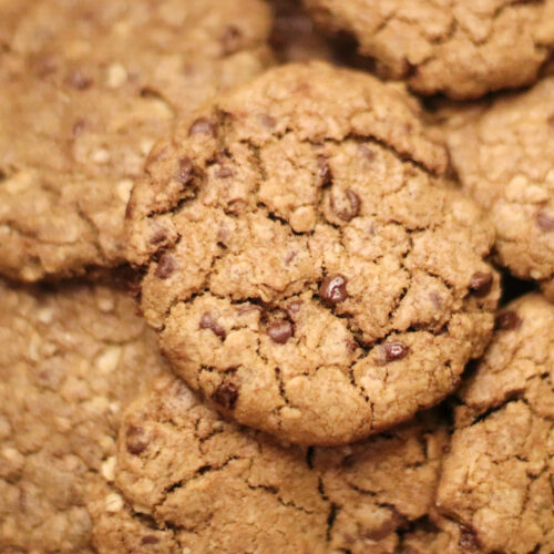 big fat chewy oatmeal chocolate chip cookies