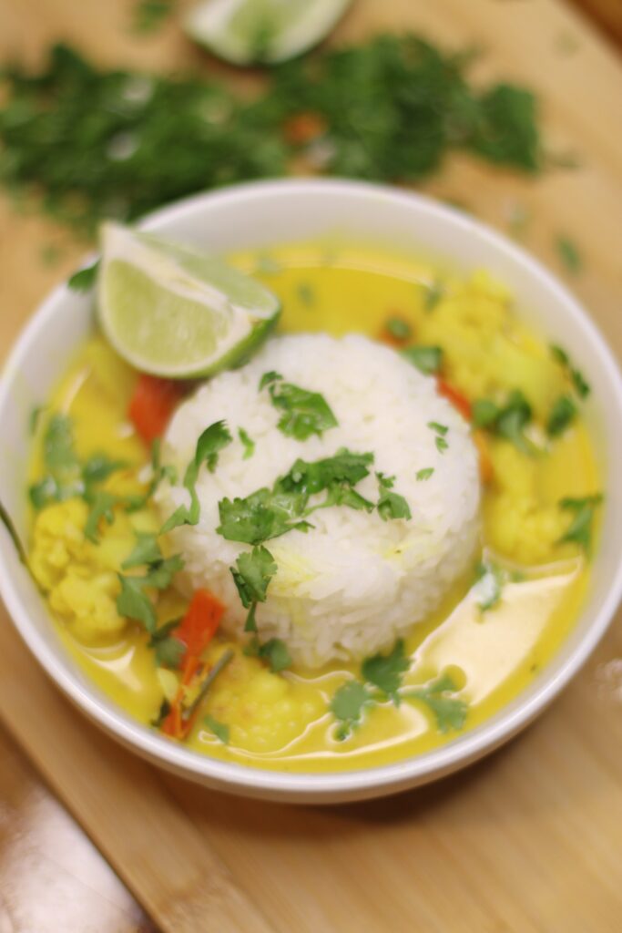 Coconut curry soup