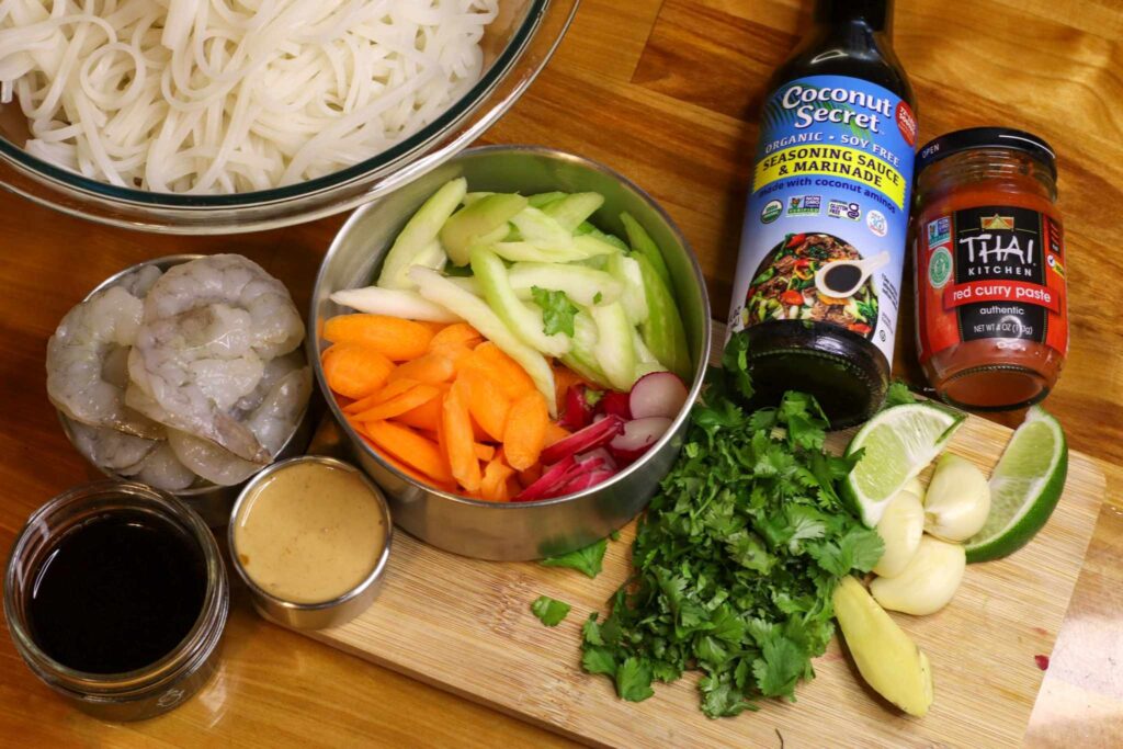 shrimp pad thai ingredients