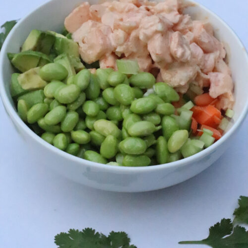 shrimp poke bowl