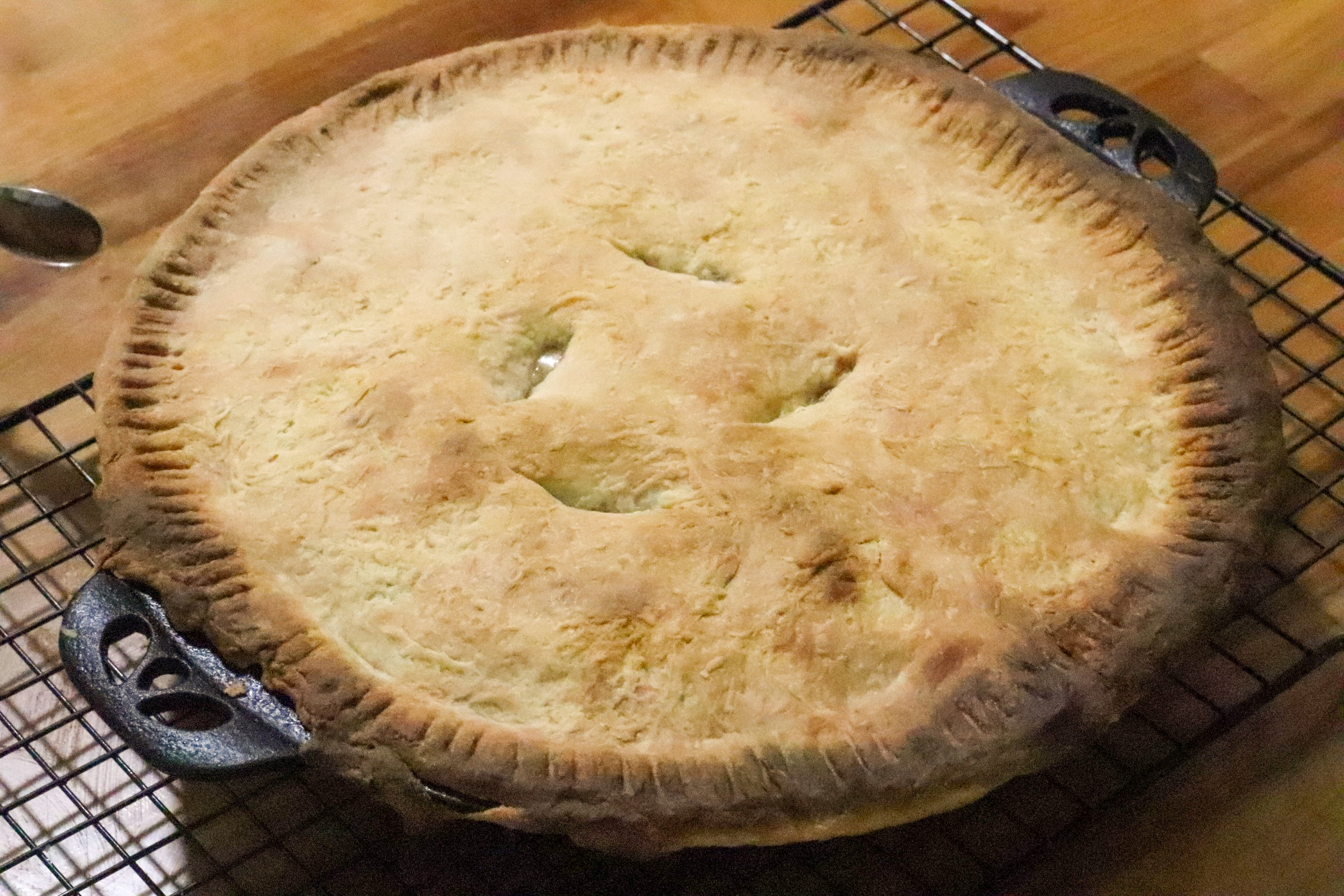 easy chicken pot pie homemade crust