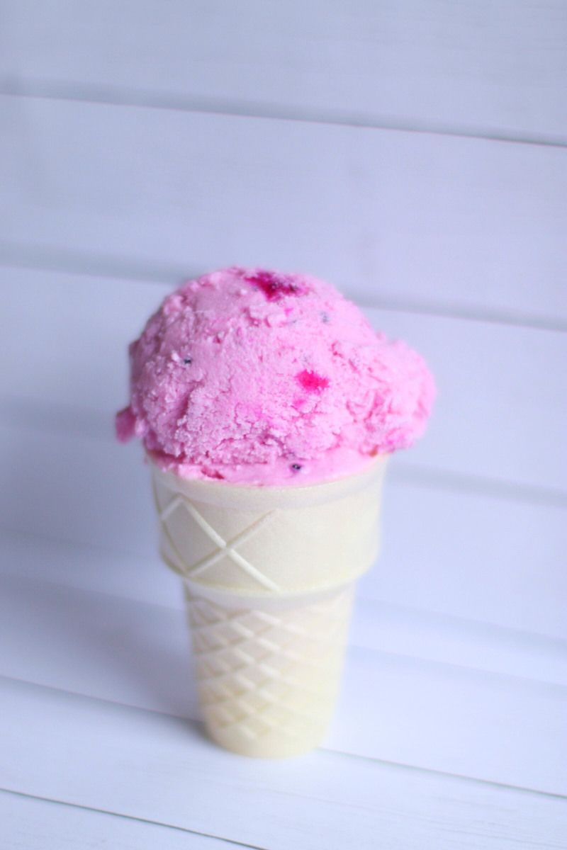 Homemade Keto Strawberry Ice Cream - Hike Cook Share