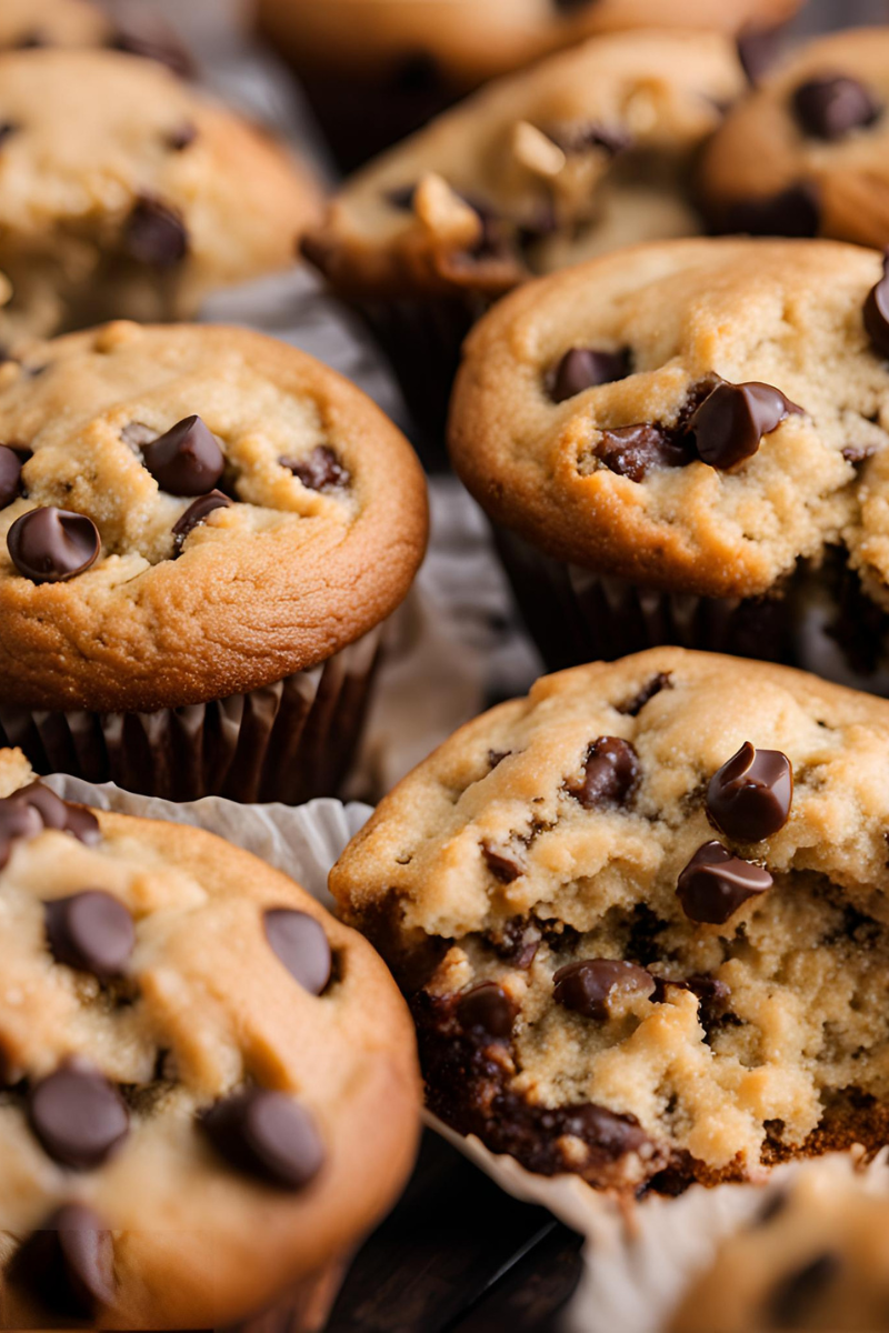 oatmeal peanut butter chocolate chip muffins