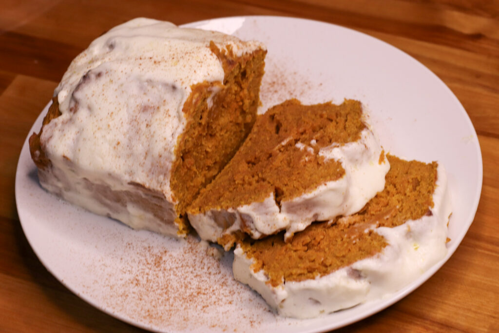 cinnamon cream cheese frosting for pumpkin bread