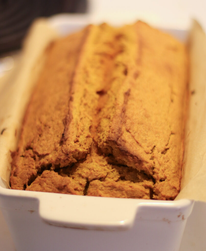 pumpkin bread mini loaf