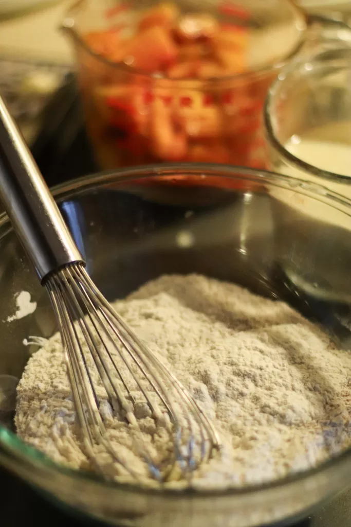 easy cast iron skillet peach cobbler