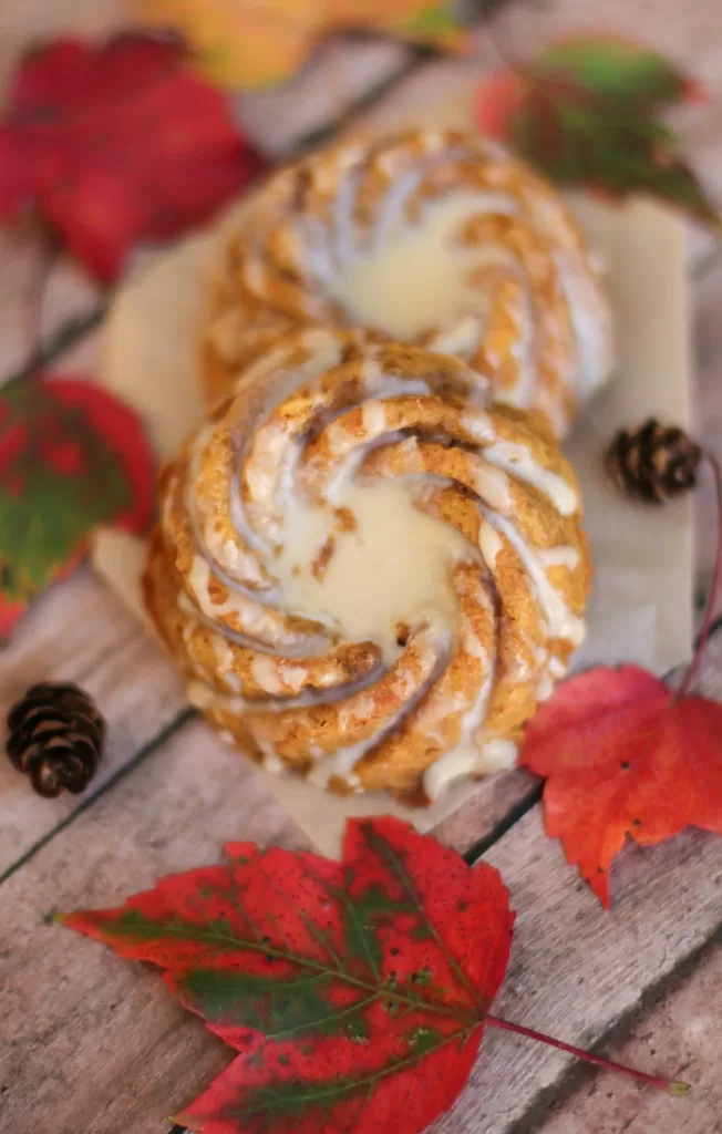 warm spiced bundt cake