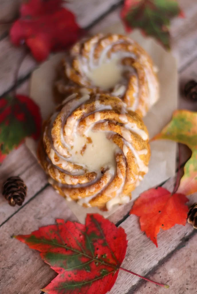 pumpkin mini bundt cake