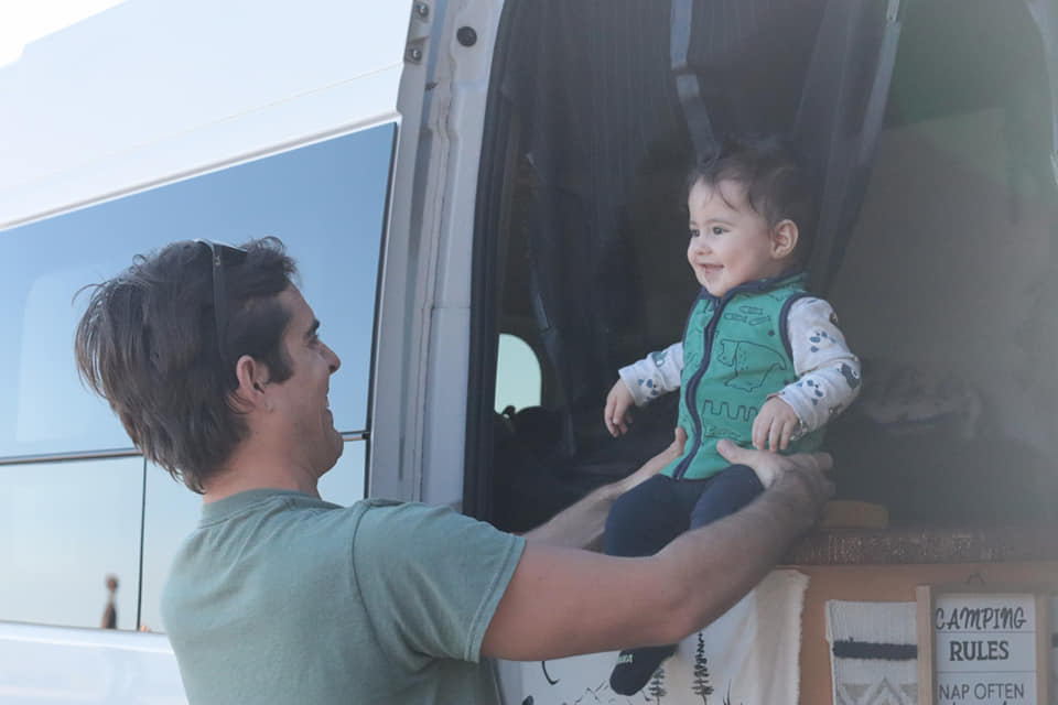 vanlife with toddlers