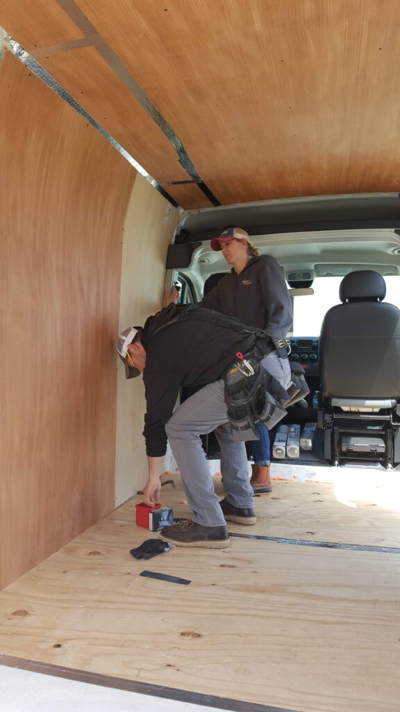 van conversion walls