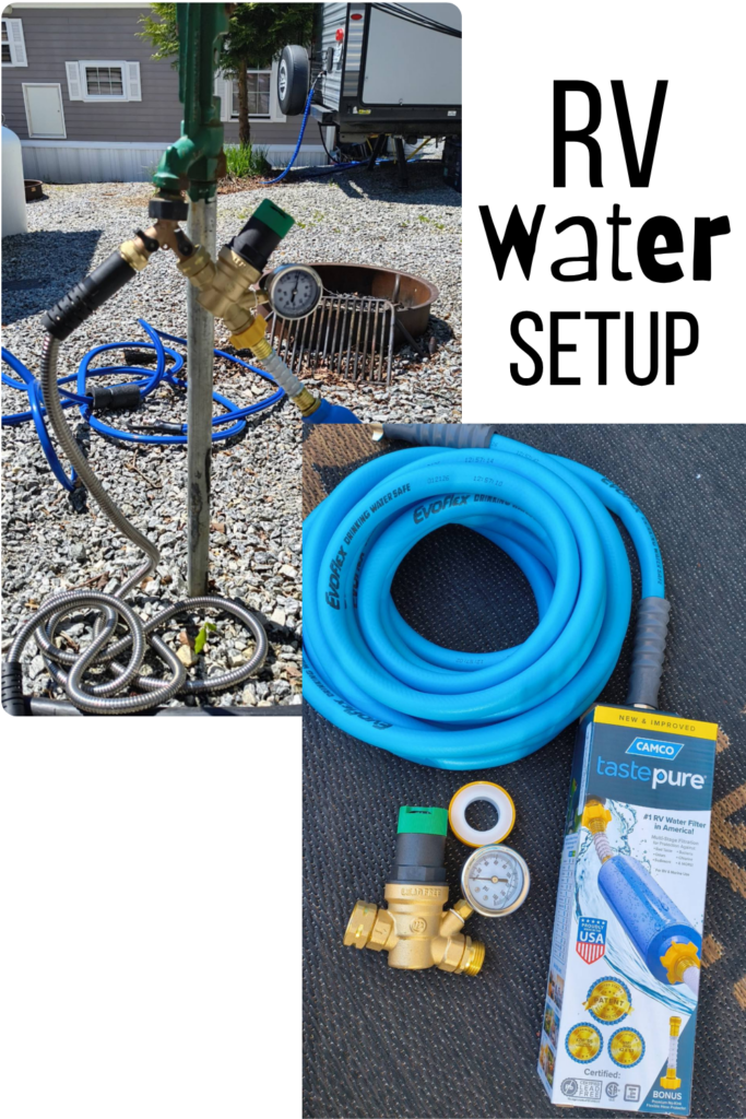 RV water setup