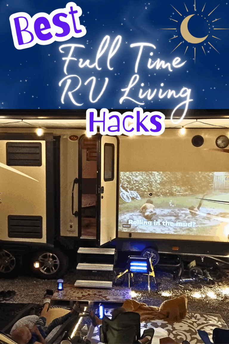 full time rv living hacks