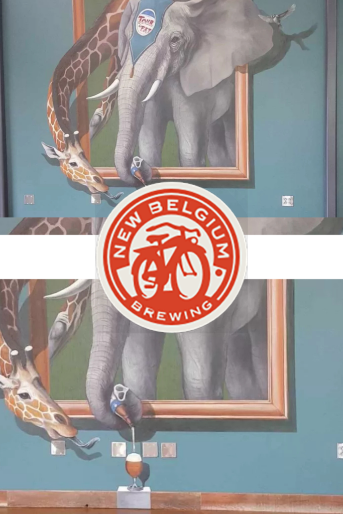 New Belgium Brewing Asheville indoor brewery tour at family friendly brewery in Asheville