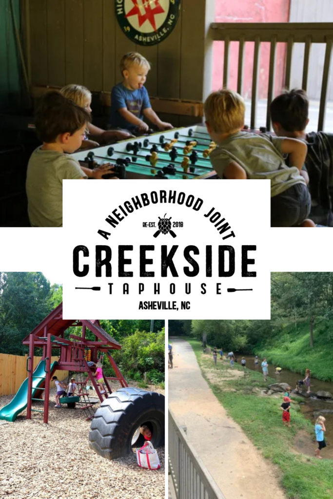 kids enjoying themselves at creekside taphouse