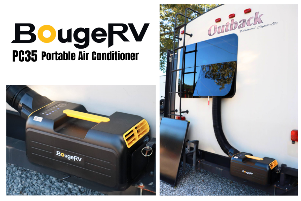 HikeCookShare sharing BougeRV Portable Air Conditioner review 