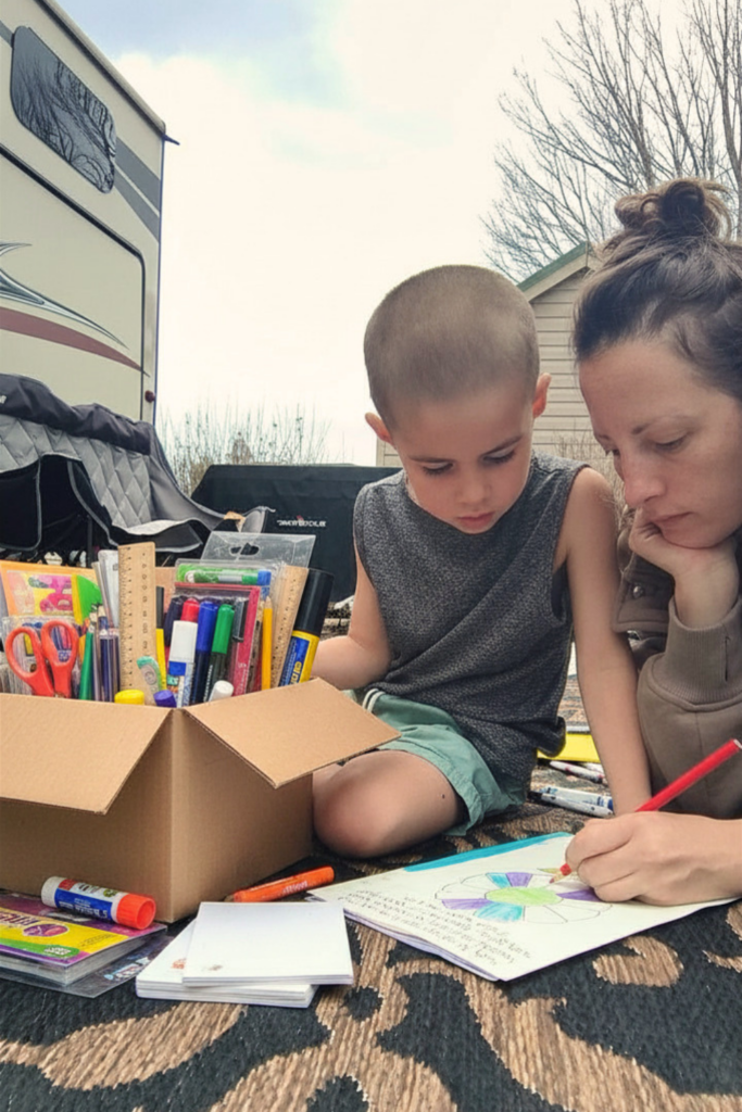 Full Time RV Living With Kids: 9 Essential Tips for a Successful Workamping Life 5 child Rv homeschool