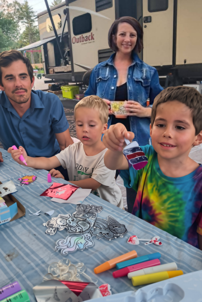 family activites while living in an rv with kids