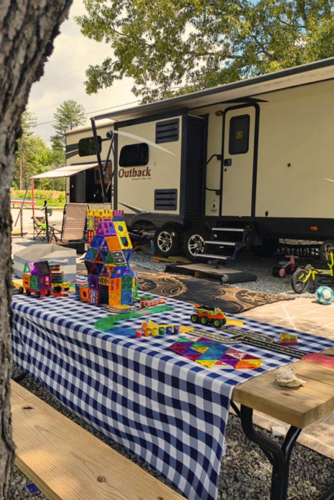rv activities for kids while living in an RV with kids